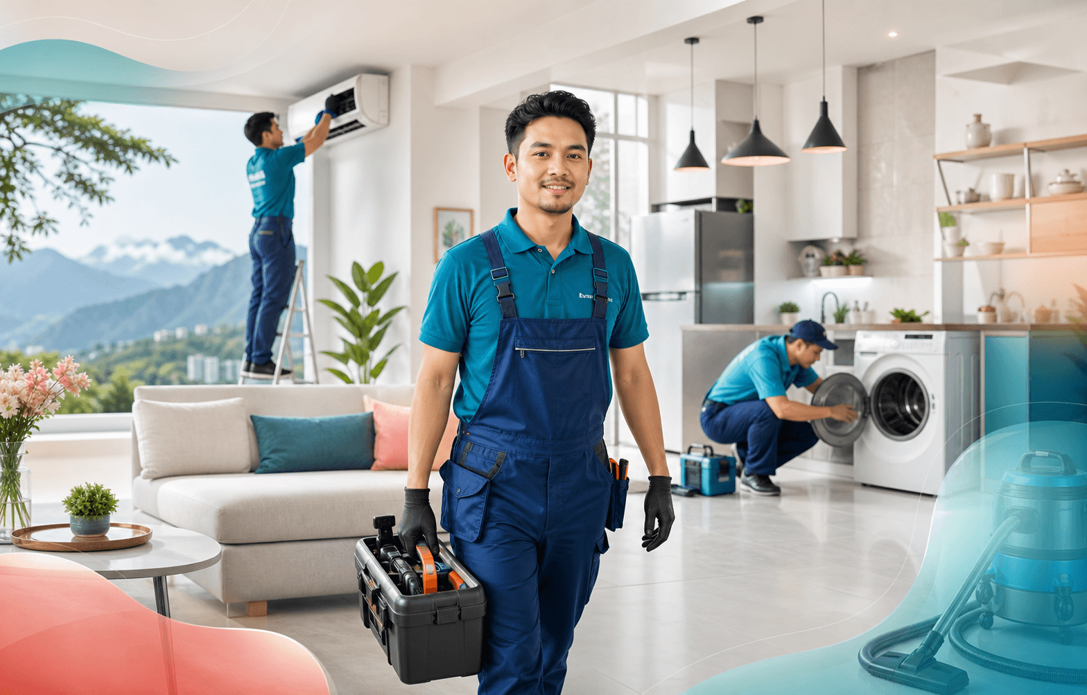 SnD Pro Services professionals for home repair, cleaning, delivery and local support
