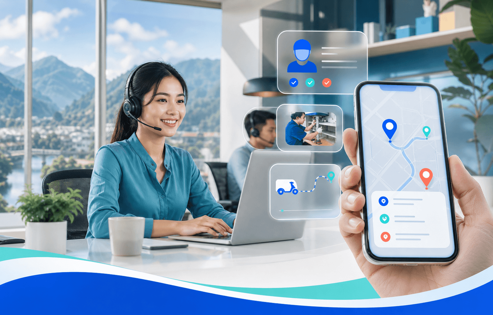 Customer support and booking tracking for SnD Pro Services